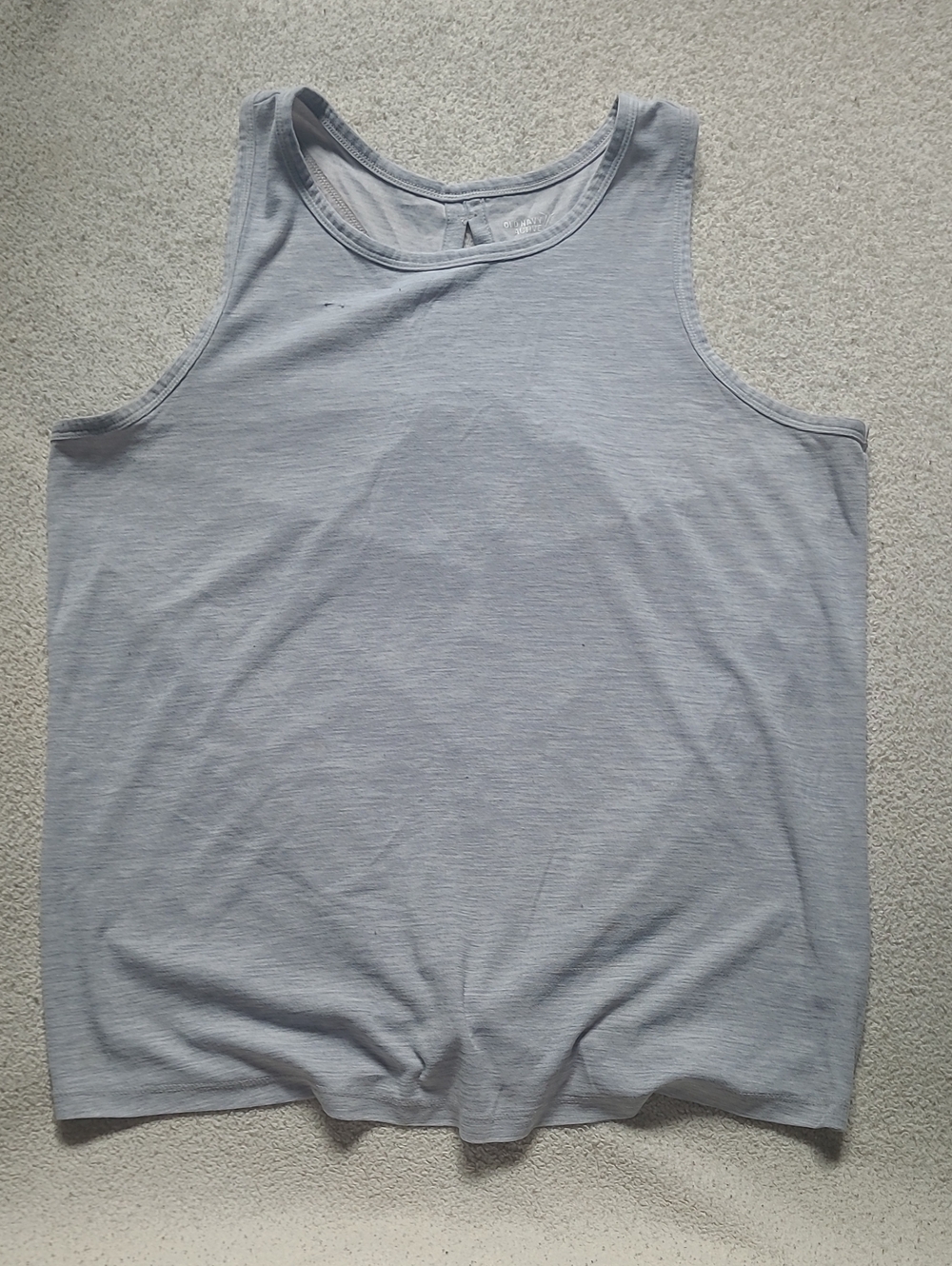 Men's Light Gray Sleeveless Tank Top - Classic Casual